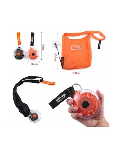 Bolsa reutilizable compacta para compra piscina playa aire libre