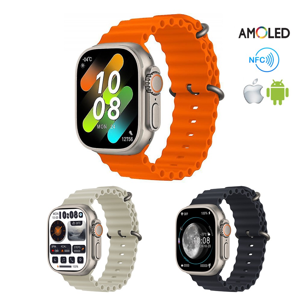 Reloj Inteligente Smartwatch 49mm HK8 Pro Ultra Amoled NFC