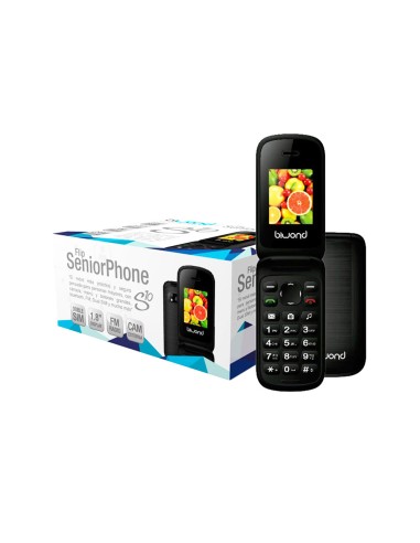 Teléfono móvil con tapa Biwond S10 Flip dual sim especial personas mayores con Telcas Grandes