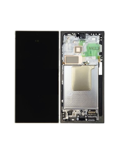 Pantalla completa Amoled con marco negro Samsung Galaxy S24 Ultra SM-S928 - funciona huella