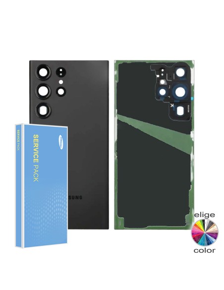 Tapa trasera Original Service Pack para Samsung Galaxy S23 Ultra 5G S918