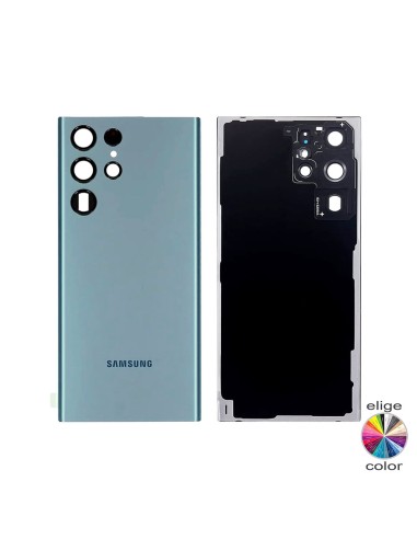 Tapa trasera con cristales lente cámaras para Samsung Galaxy S22 Ultra SM-S908