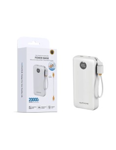 Batería externa Power Bank 20000mAh PD 20W carga rápida 22.5W Ref. WF03
