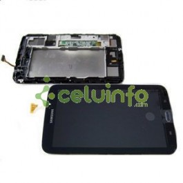 Pantalla LCD mas tactil con marco color negro para Samsung Galaxy Tab 3 T210