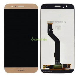 Pantalla completa LCD y tácil color Dorado para Huawei Ascend G8