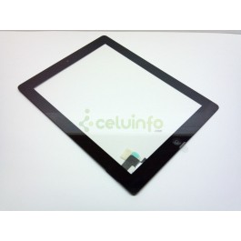 Tactil con boton color negro iPad 2