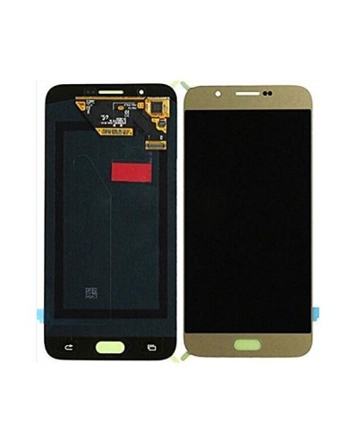 Pantalla LCD y tactil color dorado para Samsung Galaxy A8 A800F