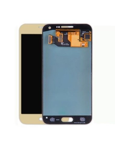 Pantalla LCD y tactil color dorado para Samsung Galaxy E5